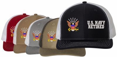 U.S. Navy Retired Mesh Back Cap
