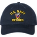 U.S. Navy Retired Unstructured Dad Cap