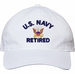 U.S. Navy Retired Unstructured Dad Cap