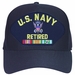 U.S. Navy Retired with Logo and Vietnam Ribbons Ball Cap