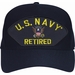 U.S. Navy Retired with Logo Ball Cap
