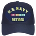 U.S. Navy Retired with Vietnam Ribbons Ball Cap