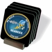 U.S. Navy Seabees Enlisted  Coasters - Set of 4