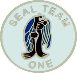 U.S. Navy Seal Team One Insigna Pin (1" Inch)