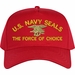 U.S. Navy Seals 'The Force of Choice' Custom Embroidered Cap