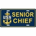 U.S. Navy Senior Chief Petty Officer (SCPO) License Plate