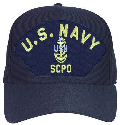 U.S. Navy Senior Chief Petty Officer ' SCPO ' With Anchor Cap