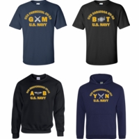 U.S. Navy Ship and Rate Apparel Thumbnail Illustration