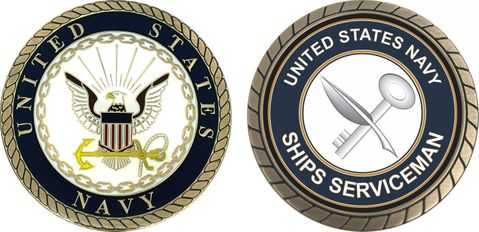 U.S. Navy Ship's Serviceman SH Challenge Coin
