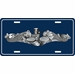 U.S. Navy Silver Dolphins License Plate