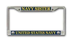 U.S. Navy Sister License Plate Frame