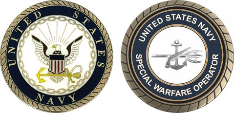 U.S. Navy Special Warfare Operator SO Challenge Coin