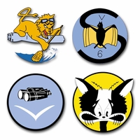 U.S. Navy Squadron and Airwing Vinyl Transfer Decals Thumbnail Illustration