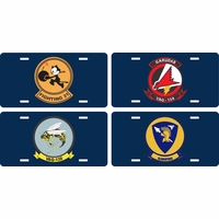 U.S. Navy Squadron License Plates Thumbnail Illustration