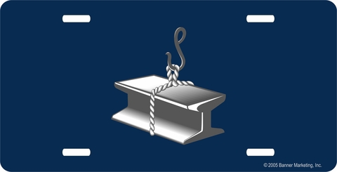 U.S. Navy Steel Worker License Plate