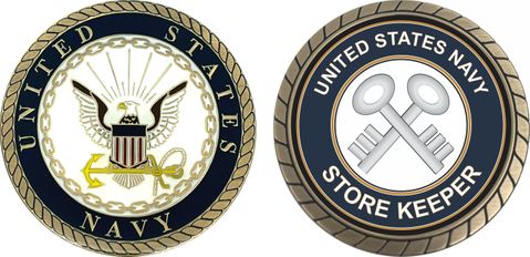 U.S. Navy Storekeeper SK Challenge Coin
