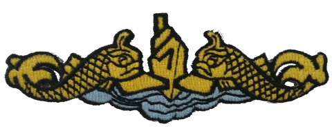 U.S. Navy Submarine Officer Dolphins Patch