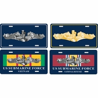 U.S. Navy Submariner License Plates Thumbnail Illustration