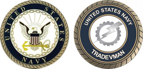 U.S. Navy Tradevman Rate Challenge Coin