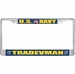 U.S. Navy Tradevman Rate License Plate Frame