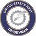 U.S. Navy Tradevman Rate Round Vinyl Decal