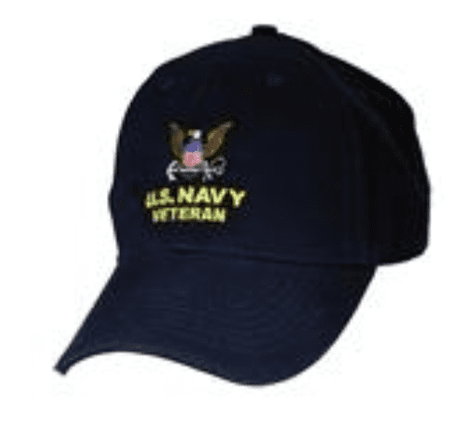U.S. Navy Veteran Direct Embroidered Cap