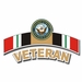 U.S. Navy Veteran Iraq Ribbon Sticker Decal