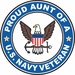 U.S. Navy Veteran Proud Aunt Decal