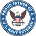 U.S. Navy Veteran Proud Father Decal