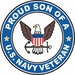 U.S. Navy Veteran Proud Son Decal