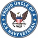 U.S. Navy Veteran Proud Uncle Decal