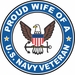 U.S. Navy Veteran Proud Wife Decal