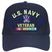 U.S. Navy Veteran with Logo and Vietnam Ribbons Ball Cap