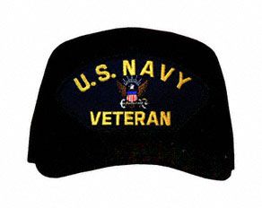 U.S. Navy Veteran with Logo Ball Cap