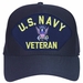 U.S. Navy Veteran with Navy Crest Ball Cap
