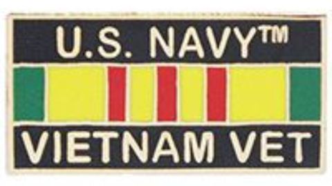U.S. Navy Vietnam Veteran 1 1/8" Lapel Pin