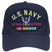U.S. Navy Vietnam Veteran Cap with Logo and Ribbons Ball Cap