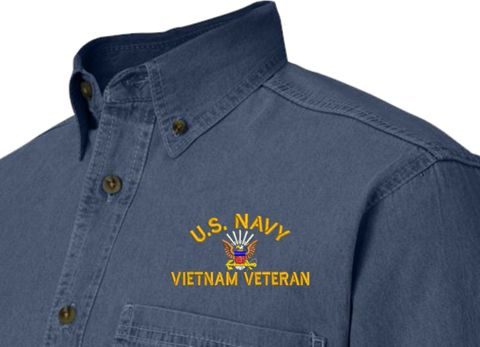 U.S. Navy Vietnam Veteran Denim Shirt