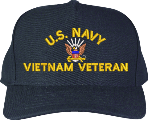 U.S. Navy Vietnam Veteran Embroidered Cap