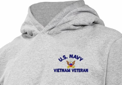 U.S. Navy Vietnam Veteran Heavy Weight Fleece Hoodie