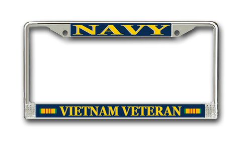 U.S. Navy Vietnam Veteran License Plate Frame