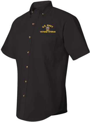 U.S. Navy Vietnam Veteran Short Sleeve Dress Shirt - CLOSEOUT SALE!