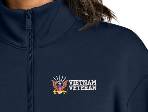 U.S. Navy Vietnam Veteran Women's Soft Spacer Quarter-Zip