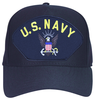 U.S. Navy with Eagle and Anchor Cap