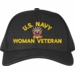 U.S. Navy Woman Veteran Embroidered Cap