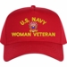 U.S. Navy Woman Veteran Embroidered Cap