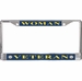 U.S. Navy Woman Veteran License Plate Frame