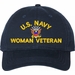 U.S. Navy Woman Veteran Unstructured Dad Cap