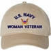 U.S. Navy Woman Veteran Unstructured Dad Cap