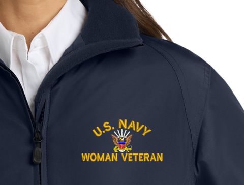 U.S. Navy Woman Veteran Women's 3-Season Jacket